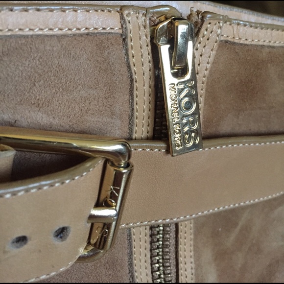 Michael Kors suede platform heeled booties size 10 - Picture 2 of 10